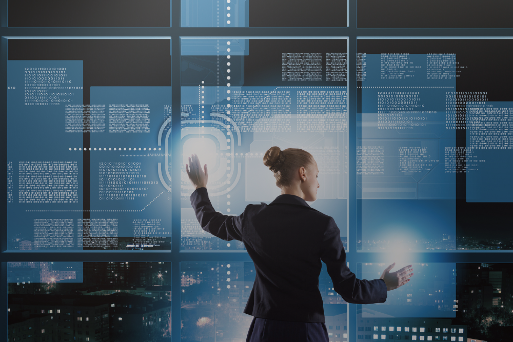 Robot collaborativo e lavoratore in azienda