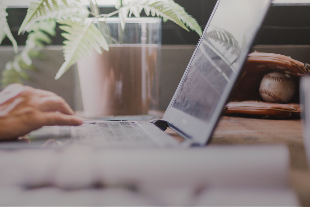 Dipendente in smart working da casa