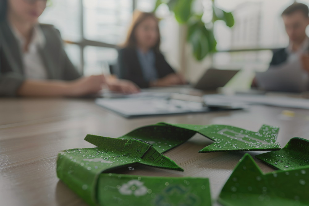 Mani che piantano un albero